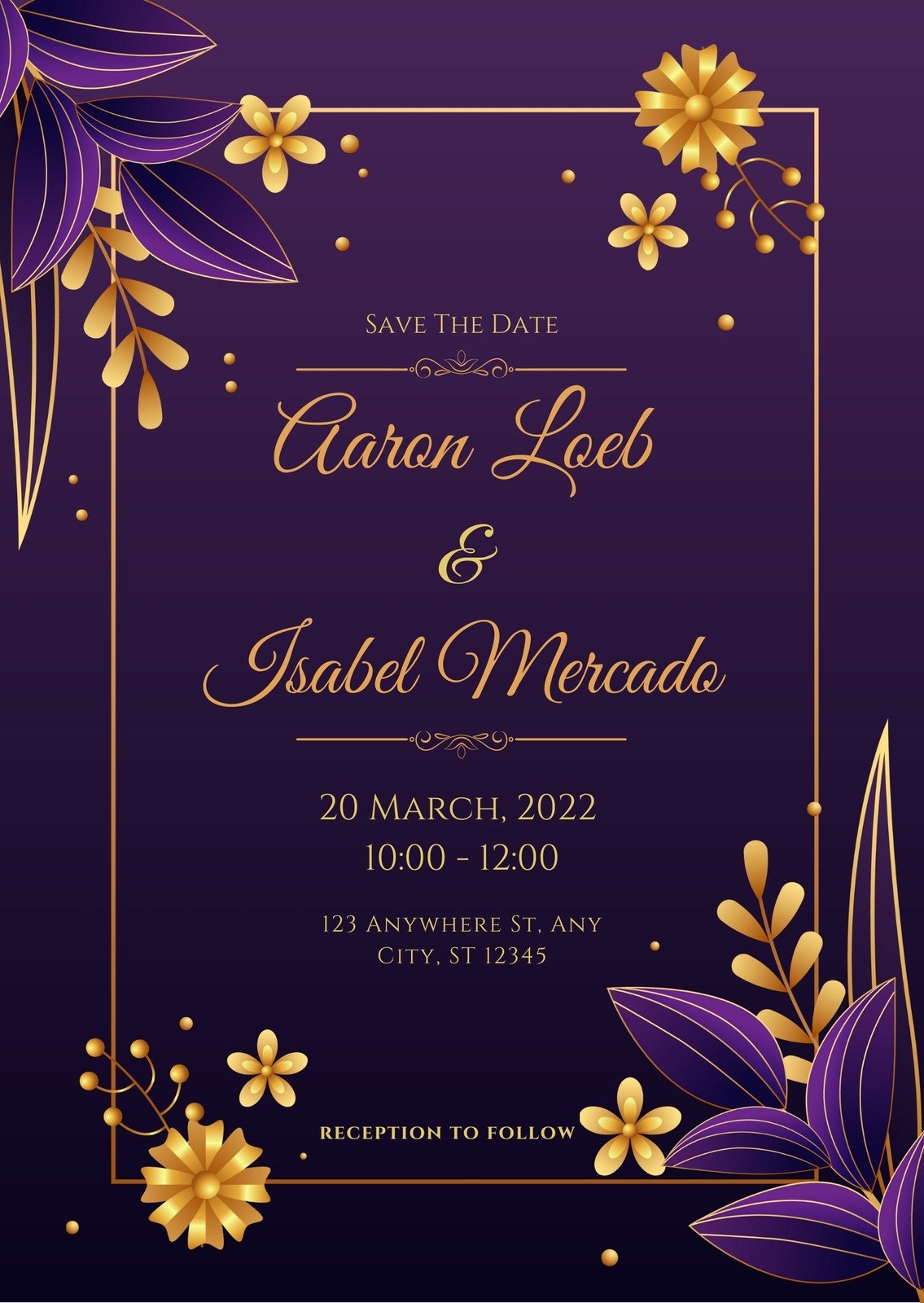 Wedding Reception Templates