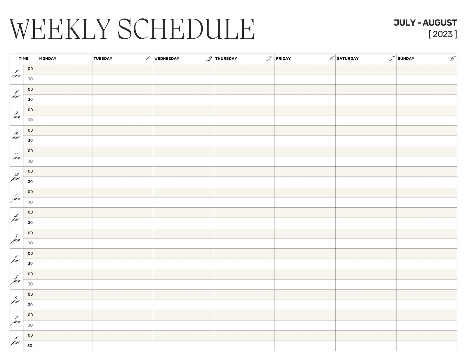 Weekly Schedule For Students Study Planner Printable Study 54 OFF