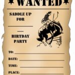 Western Party Invitation Template Beautiful Western Party Invitations