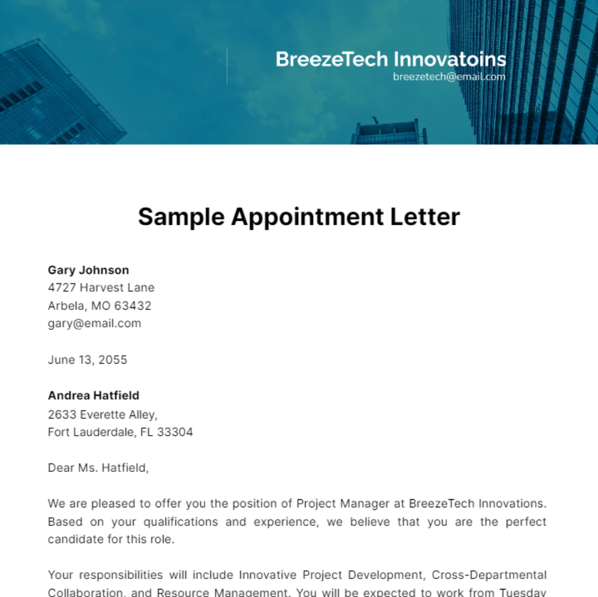 What Is Appointment Letter Infoupdate