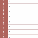 What S On Your Playlist Templates Apt 9 Apt
