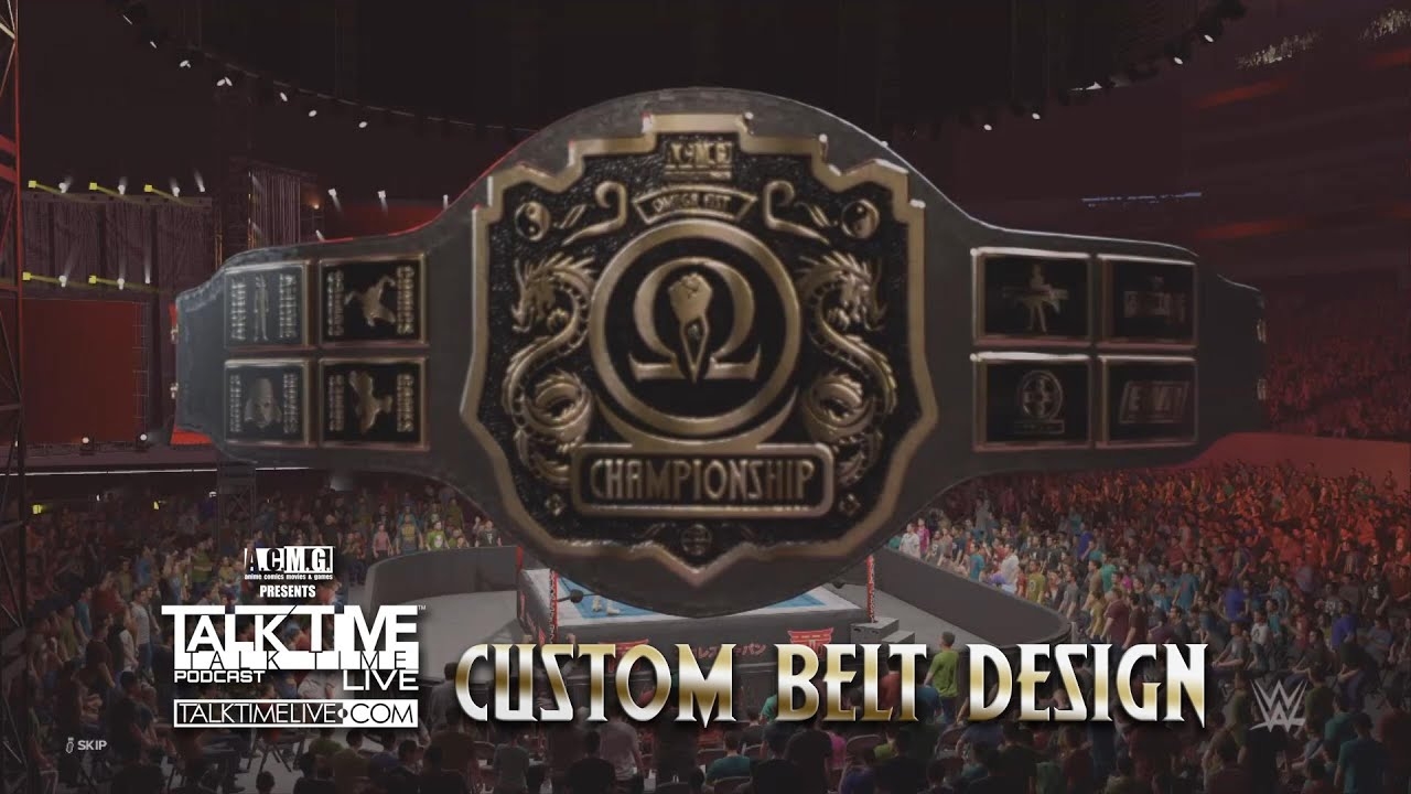 WWE 2K23 Custom Belt Design YouTube
