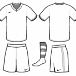 Yellow Jersey Soccer Uniforms Template