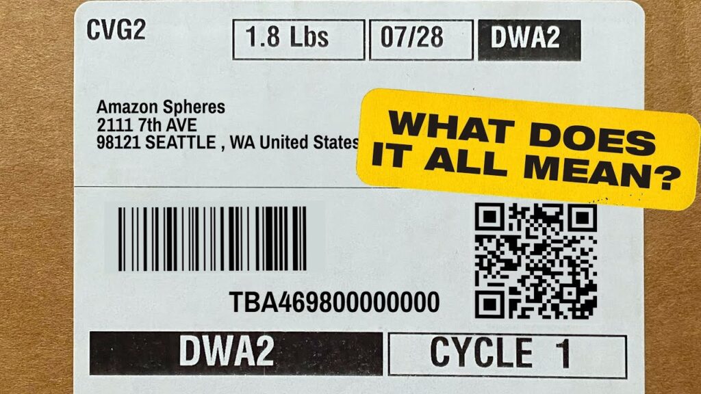 Your Amazon Shipping Label EXPLAINED YouTube